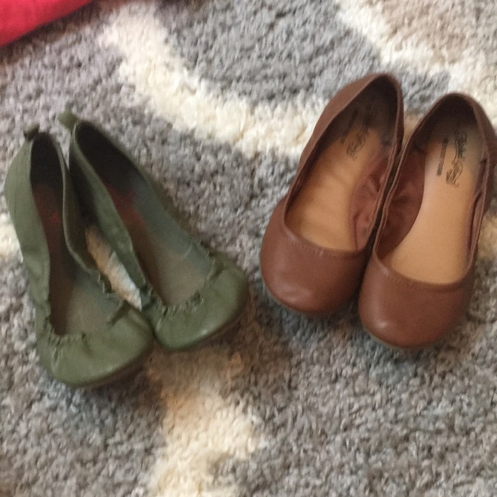 American Eagle & Faded Glory flats size 7